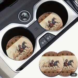 Horse Design Car Coasters